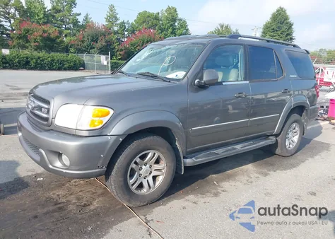 2003 Toyota Sequoia Limited z USA, uszkodzony, nr VIN 5TDBT48A33S181102